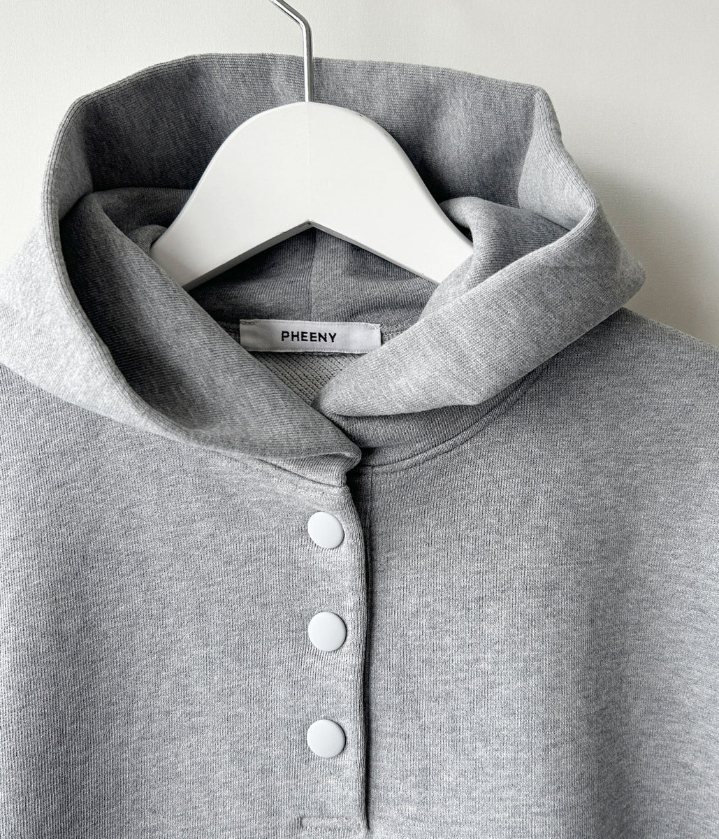 PHEENY/ATHLEISURE FRENCH TERRY HOODIE(GRAY)