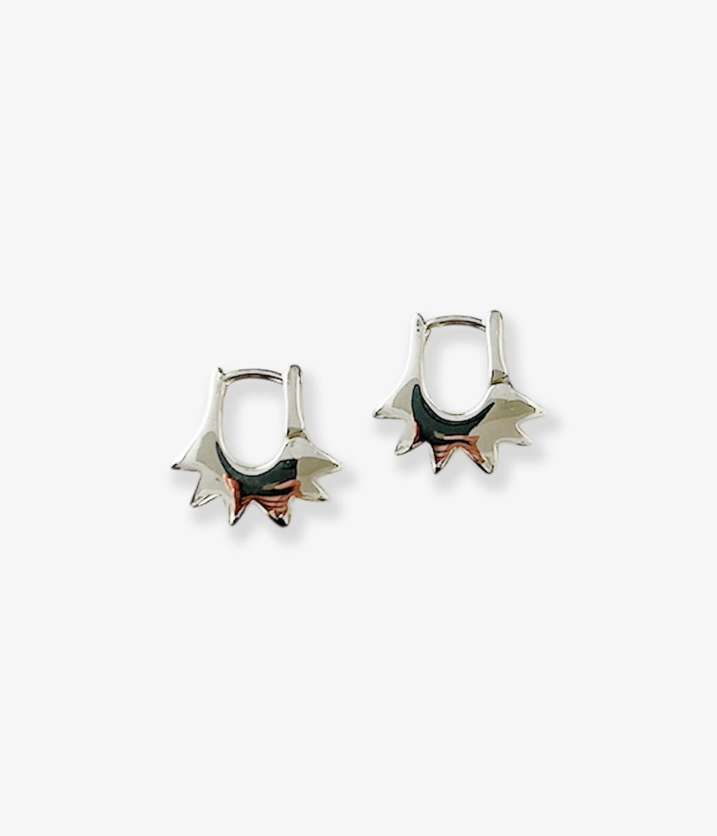 R.ALAGAN/TINY SUN HOOPS(SILVER)