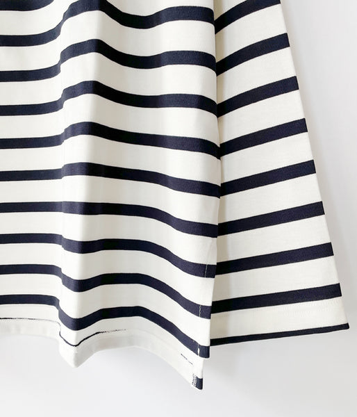 INTERIM/HYPER BIG SUVIN GIZA BASQUE SHIRT (WHITE/NAVY)