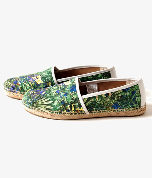 White Mountaineering/WM×UGG TROPICAL PATTERN PRINTED ESPADRILLE