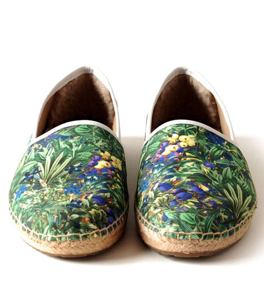 White Mountaineering/WM×UGG TROPICAL PATTERN PRINTED ESPADRILLE