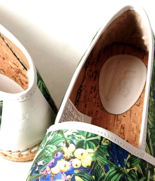 White Mountaineering/WM×UGG TROPICAL PATTERN PRINTED ESPADRILLE