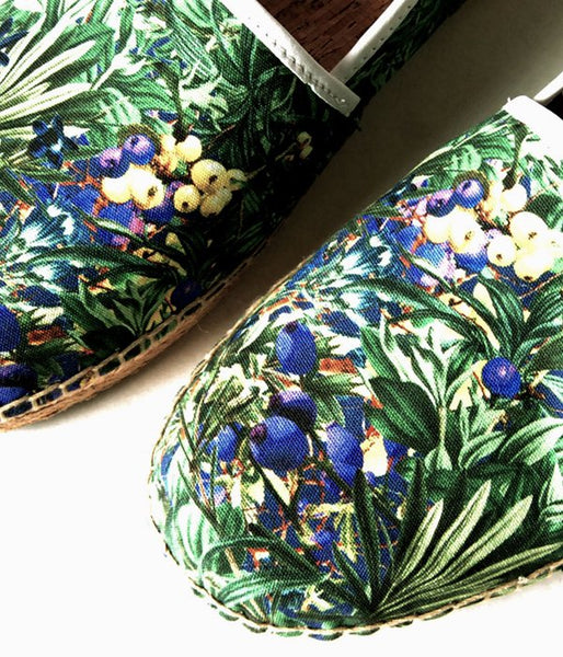 White Mountaineering/WM×UGG TROPICAL PATTERN PRINTED ESPADRILLE