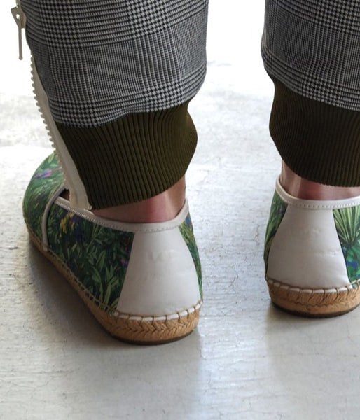 White Mountaineering/WM×UGG TROPICAL PATTERN PRINTED ESPADRILLE