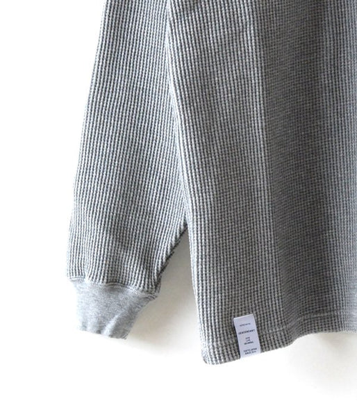 DESCENDANT/GAUFRE / WAFFLE LS(GRAY)