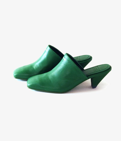 MAISON EUREKA/SLIPPER MULE(GREEN)