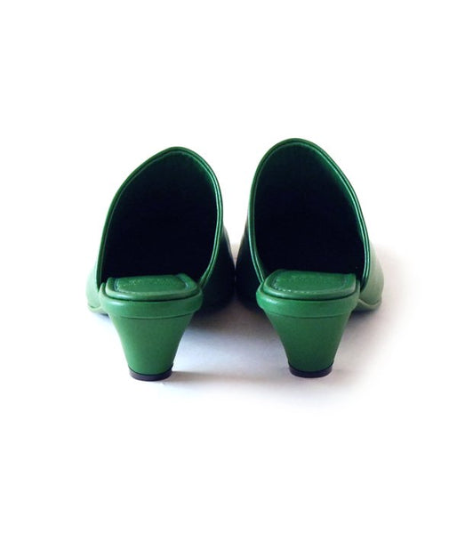 MAISON EUREKA/SLIPPER MULE(GREEN)