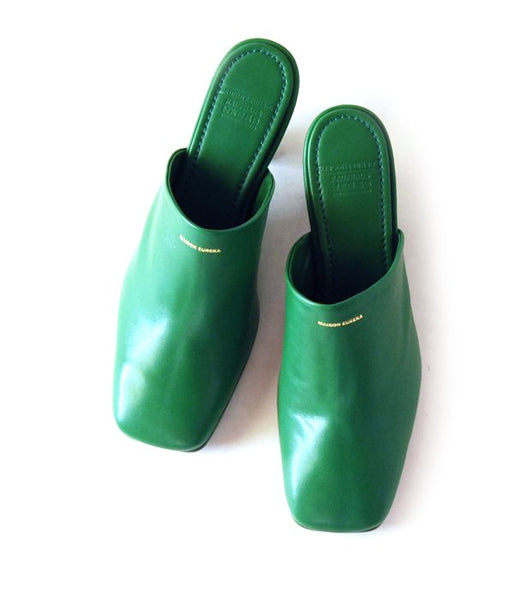 MAISON EUREKA/SLIPPER MULE(GREEN)