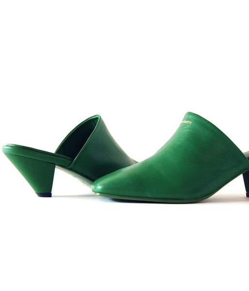 MAISON EUREKA/SLIPPER MULE(GREEN)
