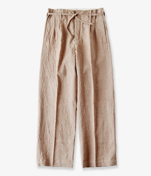 WRYHT/STRING WAIST WORK TROUSER(DUNE)