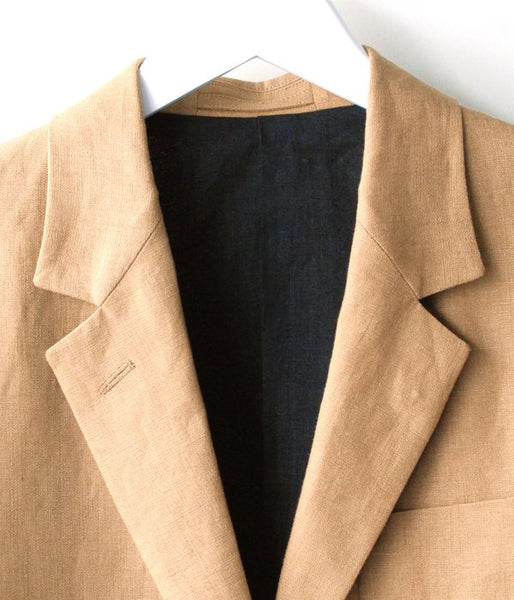 MARGARET HOWELL/LINEN HOPSACK(BROWN)(1)