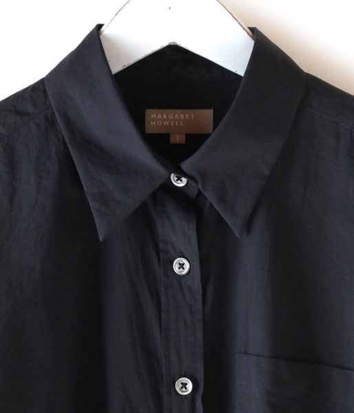 MARGARET HOWELL/SOFT WASHED COTTON(BLACK)