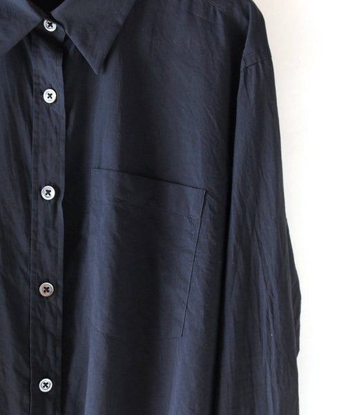 MARGARET HOWELL/SOFT WASHED COTTON(BLACK)