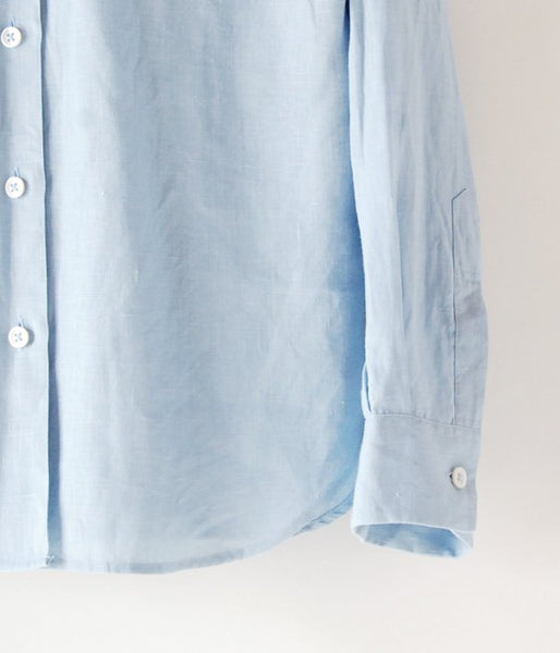 MARGARET HOWELL/SHIRTING LINEN(BLUE)