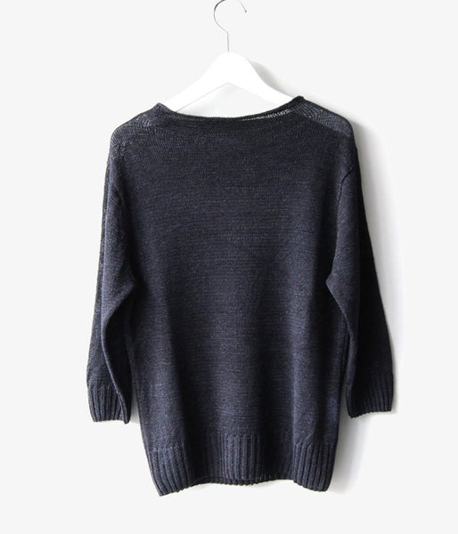MARGARET HOWELL/FADED LINEN(BLACK)