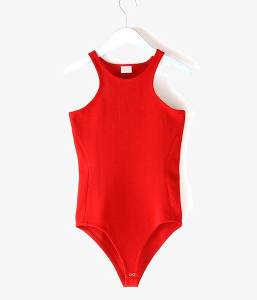 MAISON EUREKA/RETRO BODYSUIT(RED)