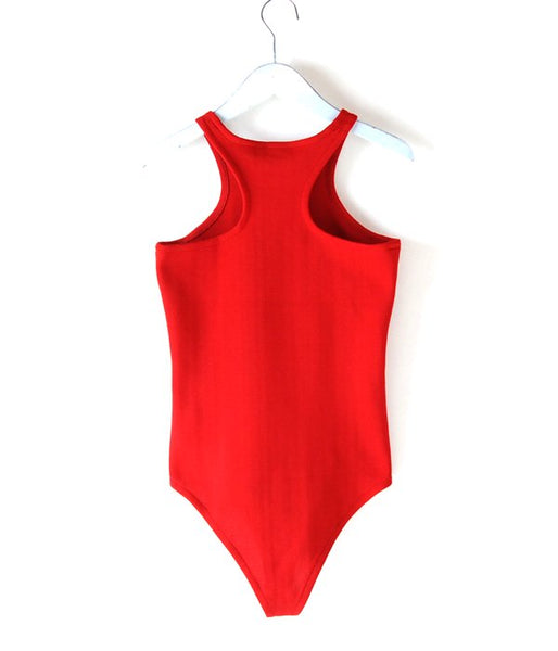 MAISON EUREKA/RETRO BODYSUIT(RED)