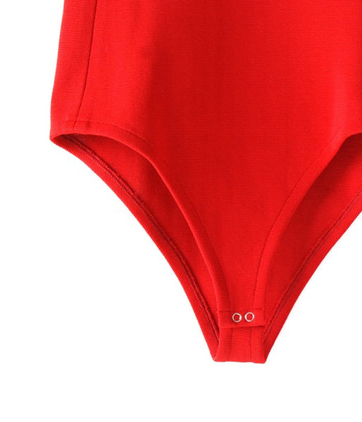 MAISON EUREKA/RETRO BODYSUIT(RED)