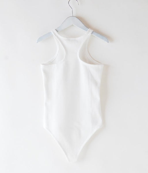 MAISON EUREKA/RETRO BODYSUIT(WHITE)