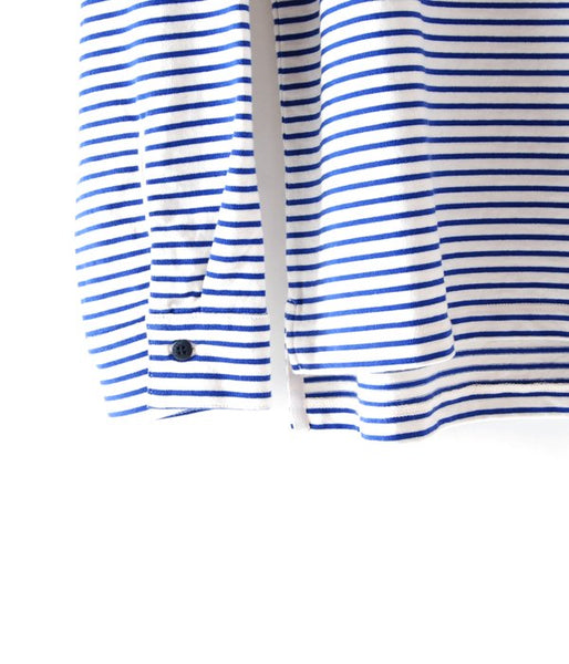 PHEENY/BORDER BOAT NECK L/S(BLUE)