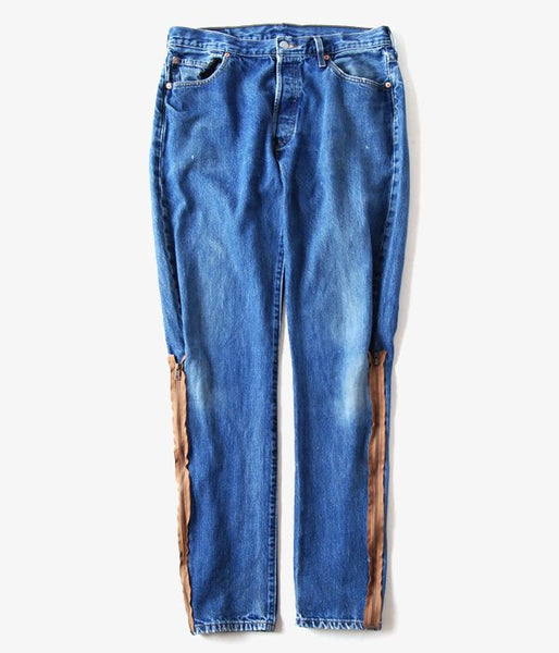 MAISON EUREKA/VINTAGE REWORK JODHPUR PANTS(BLUE)