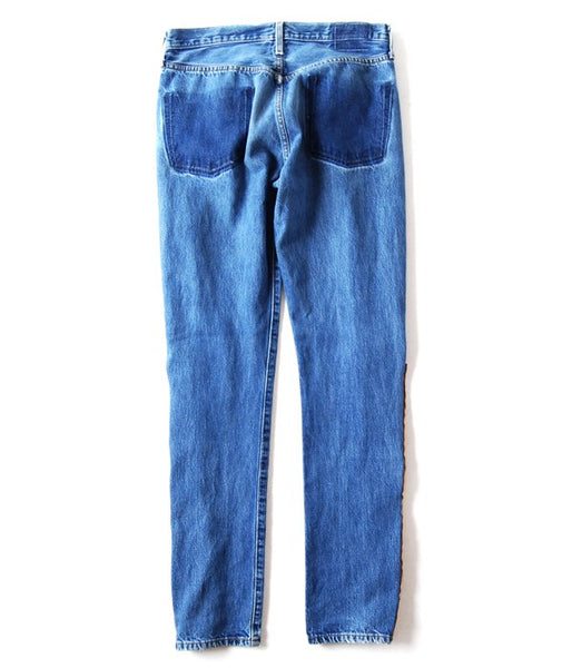 MAISON EUREKA/VINTAGE REWORK JODHPUR PANTS(BLUE)