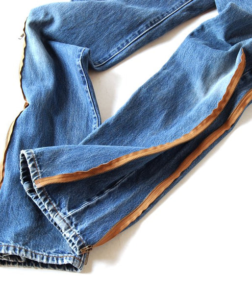 MAISON EUREKA/VINTAGE REWORK JODHPUR PANTS(BLUE)