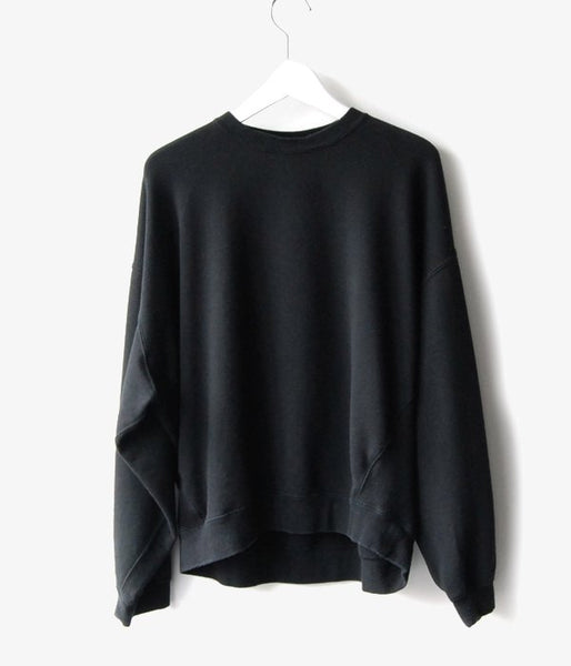 MAISON EUREKA/VINTAGE LIKE SWEAT SHIRT(BLACK)