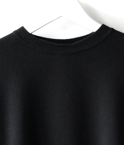 MAISON EUREKA/VINTAGE LIKE SWEAT SHIRT(BLACK)