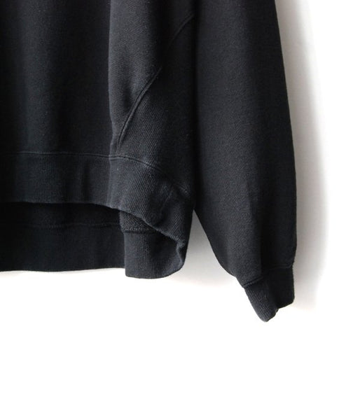 MAISON EUREKA/VINTAGE LIKE SWEAT SHIRT(BLACK)