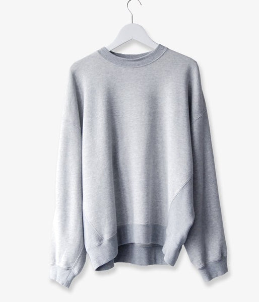 MAISON EUREKA/VINTAGE LIKE SWEAT SHIRT(GRAY)