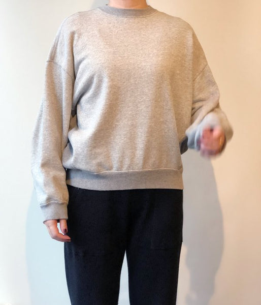 MAISON EUREKA/VINTAGE LIKE SWEAT SHIRT(GRAY)