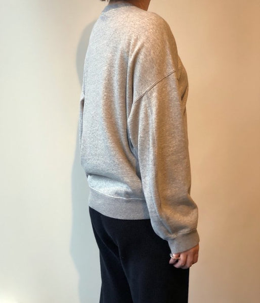 MAISON EUREKA/VINTAGE LIKE SWEAT SHIRT(GRAY)