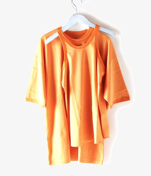 MAISON EUREKA/TANK + TEE PACK(ORANGE)