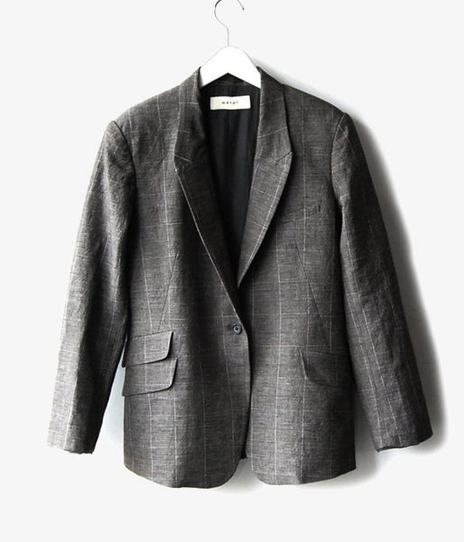 WRYHT/PEAKED LAPEL ARTISAN SACK JACKET