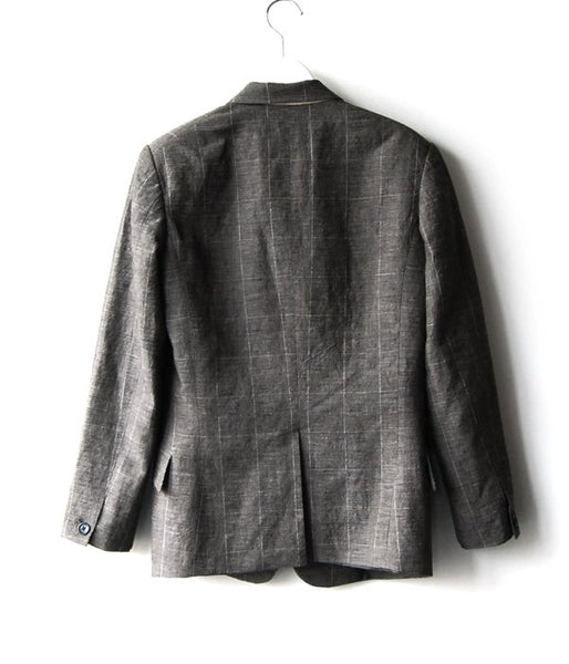 WRYHT/PEAKED LAPEL ARTISAN SACK JACKET