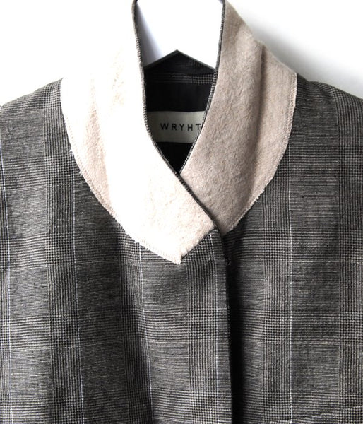 WRYHT/PEAKED LAPEL ARTISAN SACK JACKET