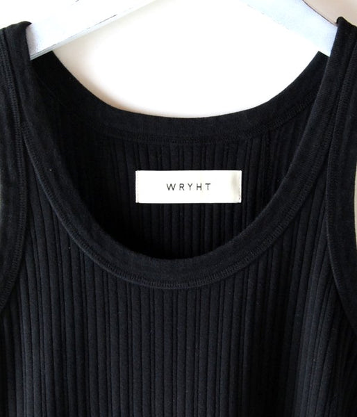 WRYHT/DROP NEEDLE TANK TOP(BLACK)