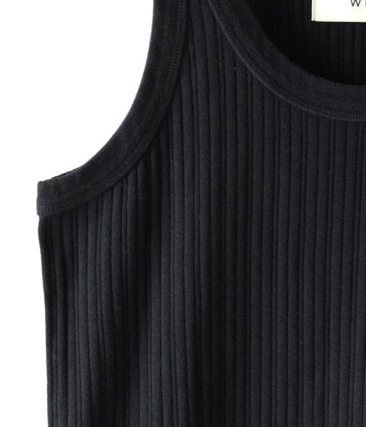 WRYHT/DROP NEEDLE TANK TOP(BLACK)