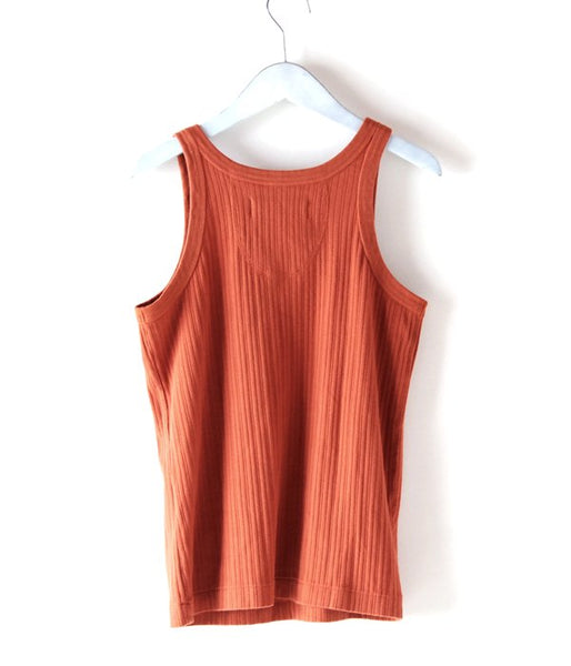 WRYHT/DROP NEEDLE TANK TOP(COPPER)