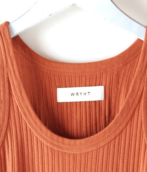 WRYHT/DROP NEEDLE TANK TOP(COPPER)