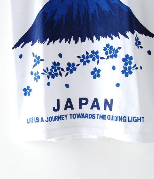 BLUE BLUE JAPAN/フジトサクラ JAPAN Tシャツ(WHITE)