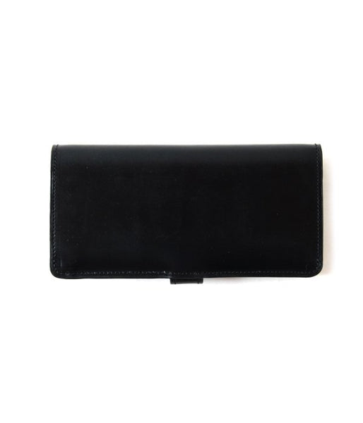 MARGARET HOWELL/BRIDLE LEATHER LONG WALLET(BLACK)(1)