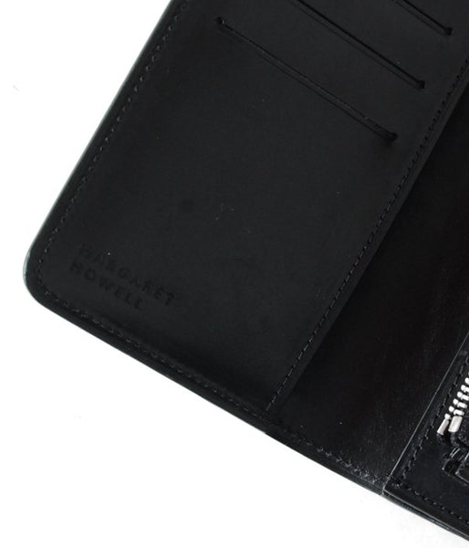 MARGARET HOWELL/BRIDLE LEATHER LONG WALLET(BLACK)(1)