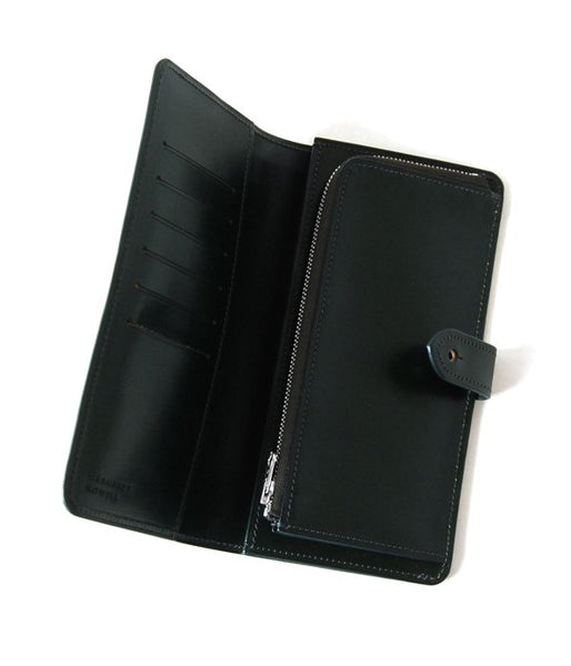 MARGARET HOWELL/BRIDLE LEATHER LONG WALLET(GREEN)