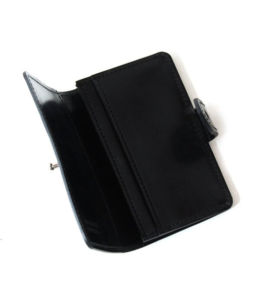 MARGARET HOWELL/BRIDLE LEATHER CARD HOLDER(BLACK)