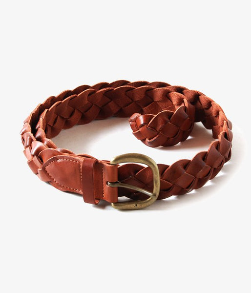 MAISON EUREKA/DADDY'S MESH BELT(BROWN)