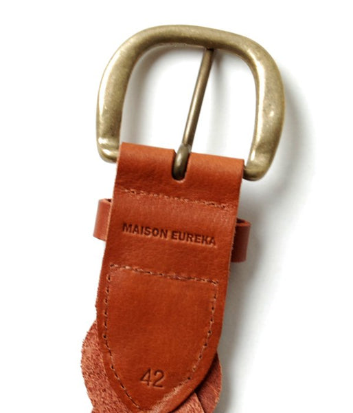 MAISON EUREKA/DADDY'S MESH BELT(BROWN)