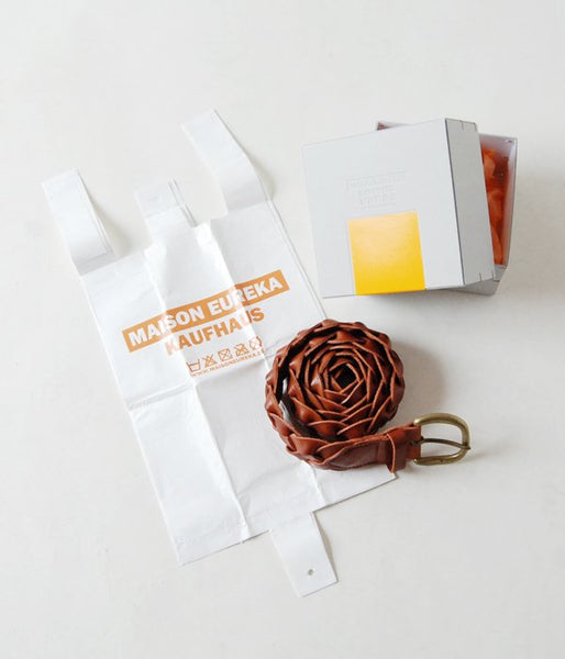 MAISON EUREKA/DADDY'S MESH BELT(BROWN)