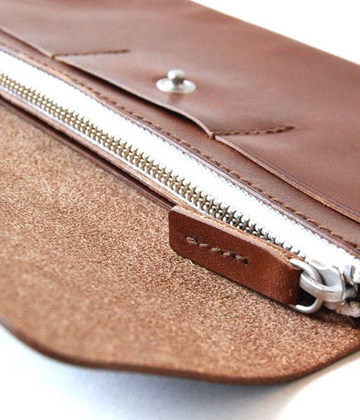 MHL./TOUGH LEATHER LONG(BROWN)